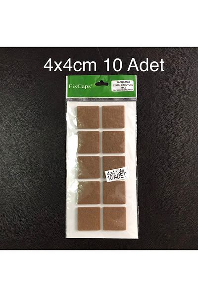 BGA Fixcaps Adhesive Floor Protective Felt 4X4Cm 10Pcs