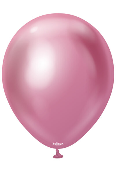 Kalisan Durable Chrome Pink Gray Latex Balloon 12 Inch
