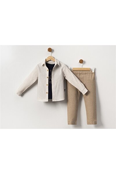 Kids Bebek&çocuk Elbise Alt Pantolon Üst Gömlek Takım