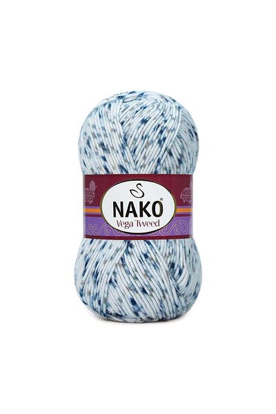 NAKO VEGA TWEED -31924- Premium Ακρυλικό Μαλακό Μπερέ Γιλέκο Ζακέτα Σχέδιο Μάλλινο Σχέδιο (ΜΟΝΟ ΜΑΛΛΙ)