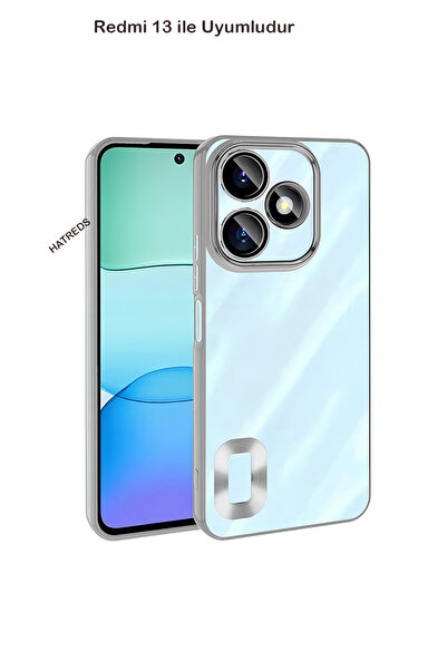 Hatreds Xiaomi Redmi 13 4G Uyumlu Kılıf Kamera Korumalı Logo Gösteren Renkli ...