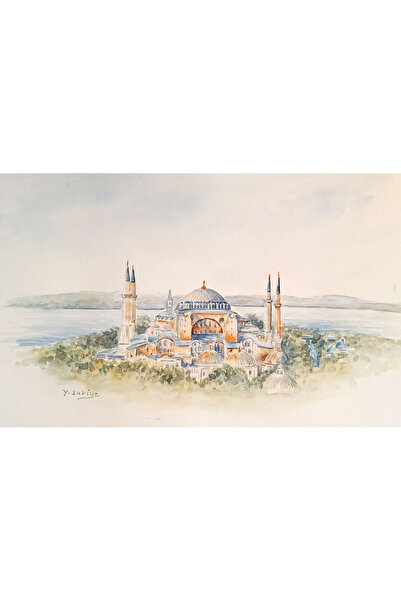 SaraSae pictură originală în acuarelă