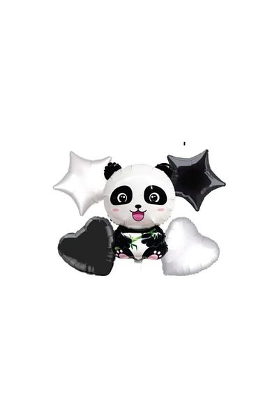 ALYA ΣΕΤ PARTY 5 Σετ γενεθλίων Cute Panda
