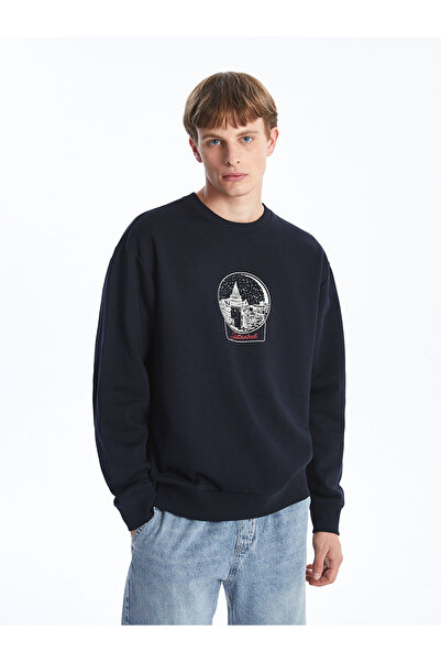 LC Waikiki Ανδρικό φούτερ με μακρυμάνικη λαιμόκοψη