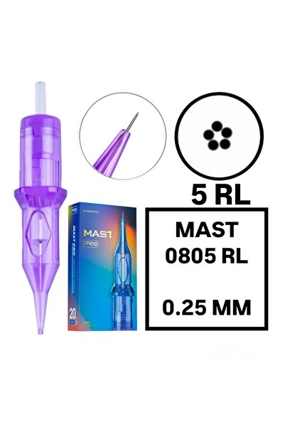 MAST Pro Cartridges 1 Kutu - Pro - 0805RL - 0.25 mm - Kartuş ve Kalıcı Makyaj...