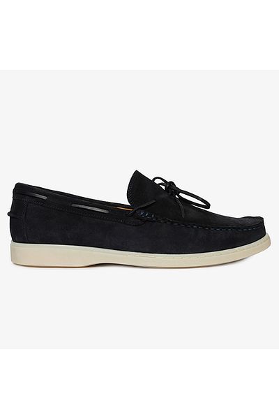 Greyder 64536 Men's Navy Suede Genuine Leather Casual Shoes