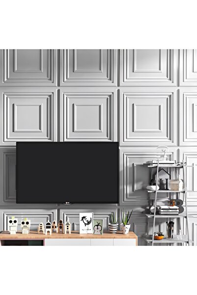 Duvarım 3 Boyutlu Boyanabilir PVC Duvar Paneli Mira (50-50 cm 4 adet-1 metrekare)