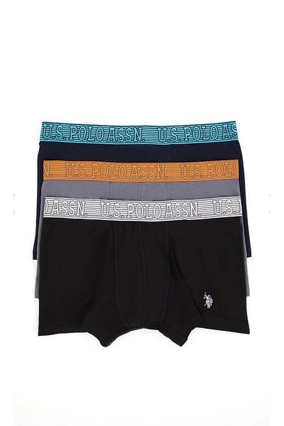 U.S. Polo Assn. Άνδρας, Αδειοδοτημένος, USPA, Έγχρωμη Ζώνη, Ειδική Παραγωγή, 3 Boxer