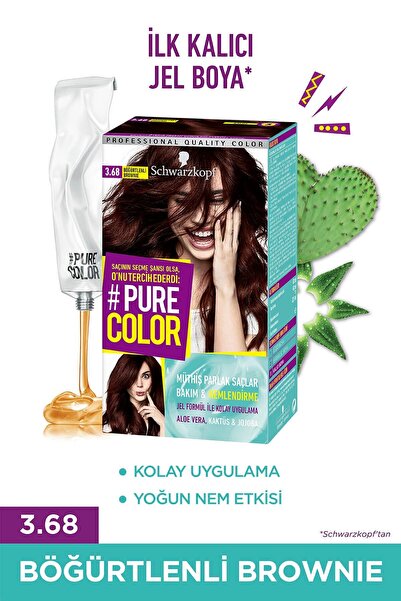 PURE COLOR 3-68 Böğürtlenli Brownie