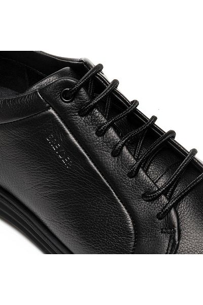 Greyder 00240 Men's Black Genuine Leather Comfort Shoes
