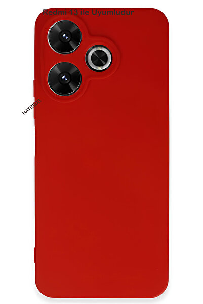Hatreds Xiaomi Redmi 13 4G Uyumlu A++ Premium Kalite Esnek Renkli Silikon Kılıf