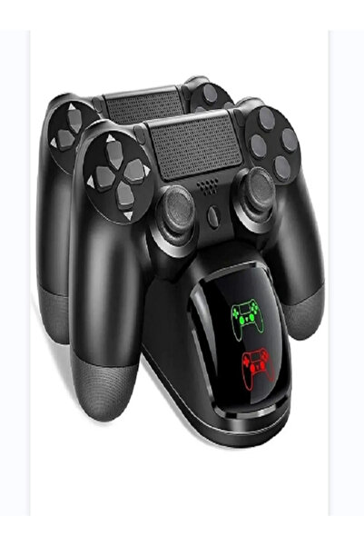 GLRTech Playstation 4 Dualshock 4 Şarj Standı – Led Şarj Göstergeli Çiftli Jo...