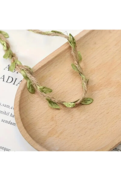 SavBrand Зелена стрічка з листям, 3 метри - Декоративний виріб для рукоділля ...