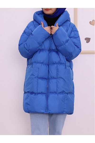 shop Women's Long Puffer Coats with Hood