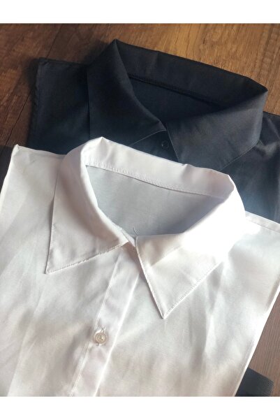 mirach 2’li Paket Gömlek Boyunluk Yakalı Boyun Kapatıcı Yarım Kolsuz Gömlek P...