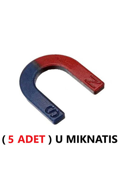 TİFOYS ( 5 ADET )  U Mıknatısı 38.5x35,6 mm Deney Malzemesi Okul Projeleri At...
