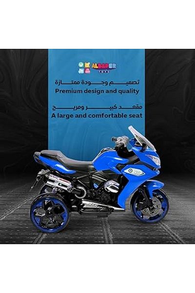ALBADER Kids Ride On Motorcycle, Children's Electric Motorcycle, Ride On Tricycles For Kids