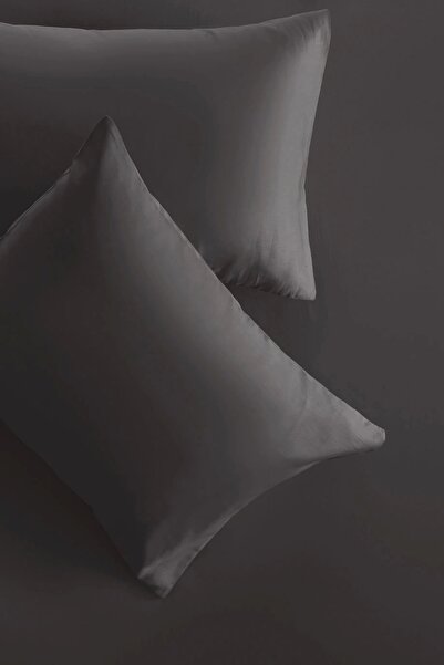 İssimo Home Simply Smoked Cotton Satin Fitted Set 200*200/50*70