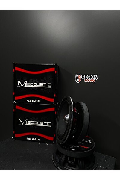 KESKİN SOUND MACOUSTİC MSK 8M SPL 20 CM 400RMS MİDRANGE