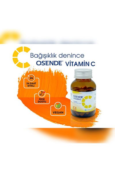 Osende Vitamin C 60 Capsules 500 Mg