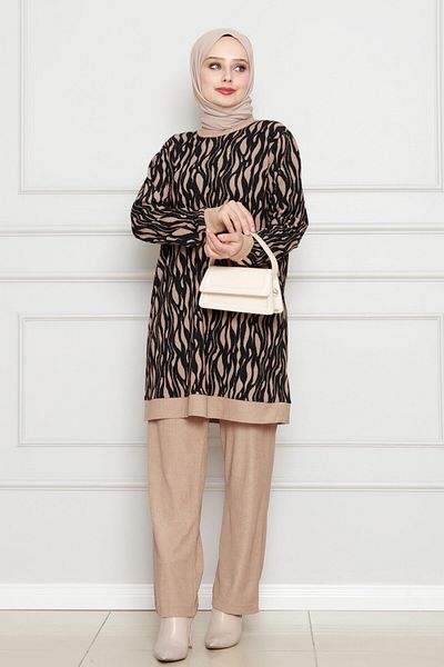 Sevitli Reyhan Mink Double Karin Set