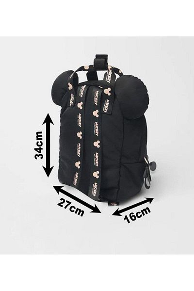 MODA Disney Printed Black Bag