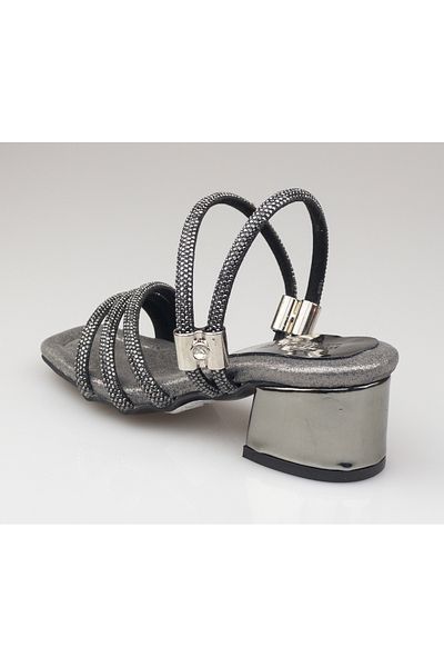 JOJO KIDS pantofi cu toc gros pentru fete, pantofi de seara