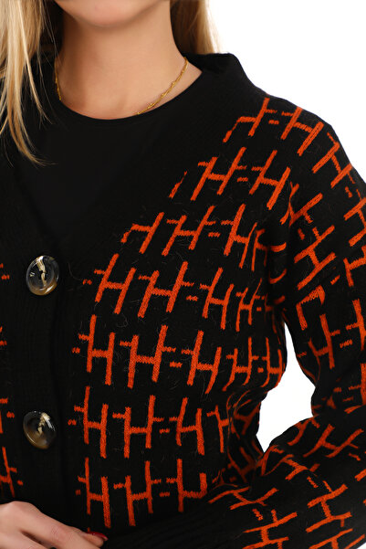 02Lady Fashion CARDIGAN OVERSIZE DIN TRICOT CU DETALII DIN TRICOT MOALE ȘI BUTOANE