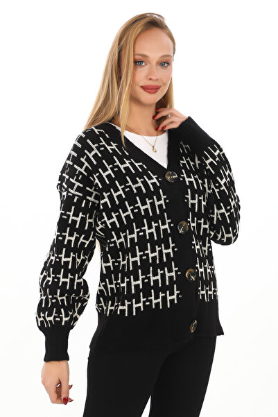 02Lady Fashion OVERSIZE ΜΑΛΑΚΟ ΠΛΕΚΤΟ ΠΛΕΚΤΟ ΖΑΚΑΚΙ ΜΕ ΛΕΠΤΟΜΕΡΗ ΚΟΥΜΠΙΑ