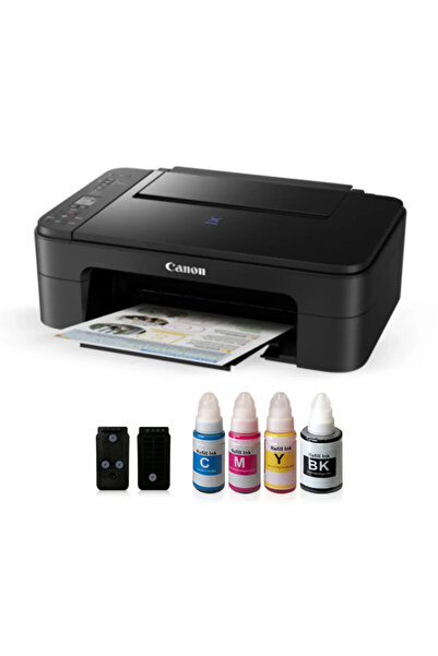 Canon Pixma Wi-fi Kolay Dolan Kartuşlu 4 Renk Mürekkep Hediyeli Çok Fonksiyon...