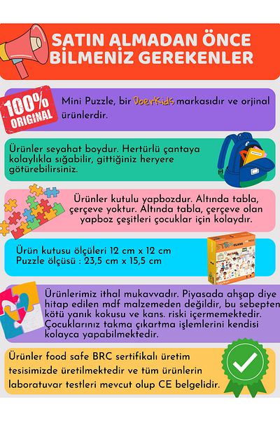 DoerKids Animal Orchestra Mini Puzzle |   3-7 Years - 40 Pieces