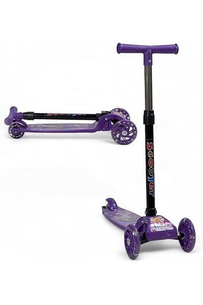ALBADER Scooter Kids, 3 Wheel Kids Scooter with Foldable & Height Adjustable Handle, kick Scooter 2+
