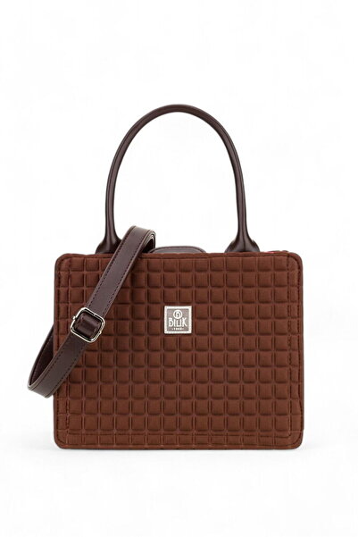 Bilik Deri Geantă de mână pentru femei Scuba Brown BLKF CUBA