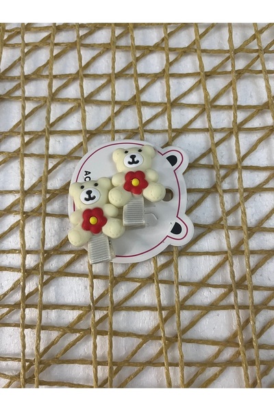 Bright3 Girl's Clip Buckle with Teddy Bear, Silicone, Automatic, April 23, Eid