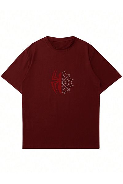 Mad&Calf Μπλουζάκι Unisex Spider Stone με στάμπα με λαιμόκοψη