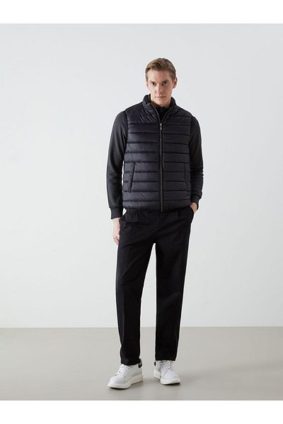 LC Waikiki Standard Mold Stand Collar Men's Puffer Vest