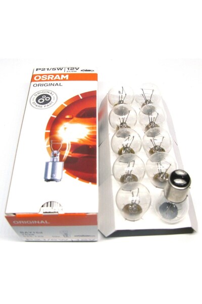Osram 12V 1016 P21/5W Stop Ampulü Çift Duylu 10 Adet  Osrm 7528