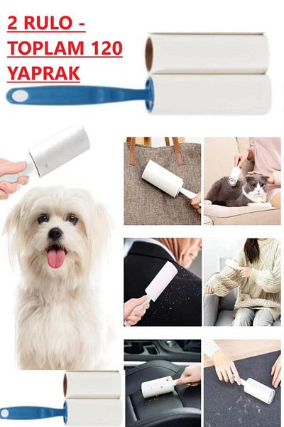 optana Practical Cat Hair Feather Dust Collector - Adhesive Roller Cleaner Set