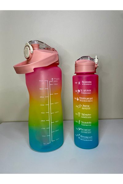 HACIOGLU STORE Set of 3 Bpa Free Water Bottle - Purple, Water Bottle and Water Bottle