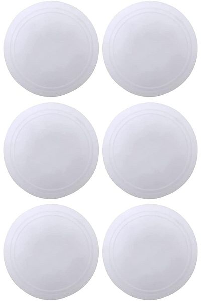 STOREMAX Gkcreative Door Stopper Buffer Self Adhesive Door Stop White 6 Pcs Strbuyx 1073147