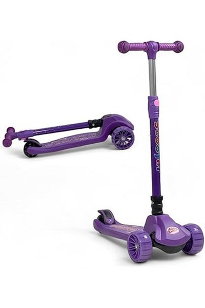 ALBADER Kick Scooter, Folding Kickboard Scooter, Foldable Scooter, Anti-Slip Deck Outdoor Scooter
