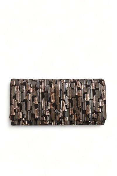 Bilik Deri Black-Brown Women's Wallet Bsh 3210-Ds