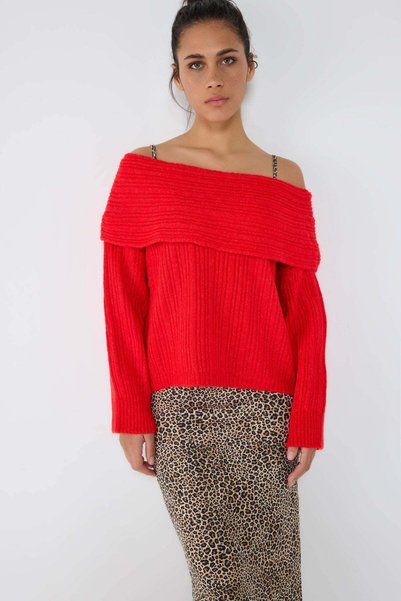 No Matter What Strickpullover mit U-Boot-Ausschnitt