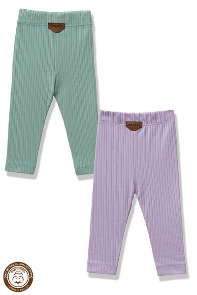 MAHFEL Premium 2-Piece Baby and Child Tights Set (100% Cotton)