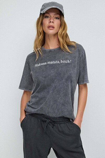 No Matter What Bedrucktes Basic-T-Shirt