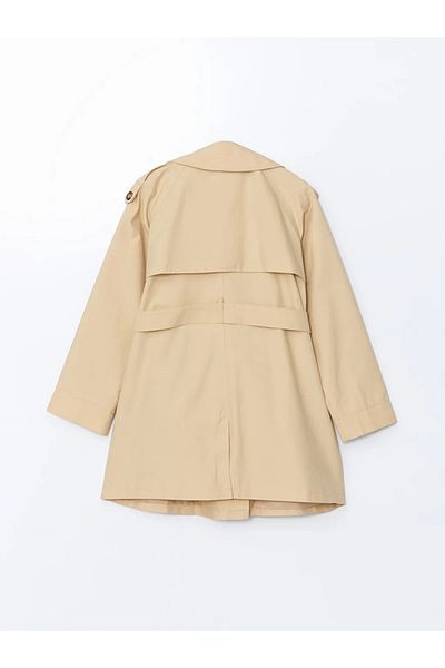 LC Waikiki LCW Kids Beige Basic Κοριτσίστικη καμπαρντίνα