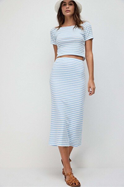 No Matter What Midi-Bleistiftrock