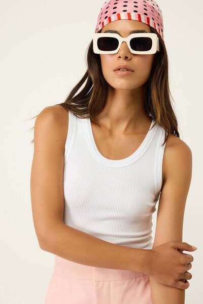 No Matter What Ärmelloses Wickeltop