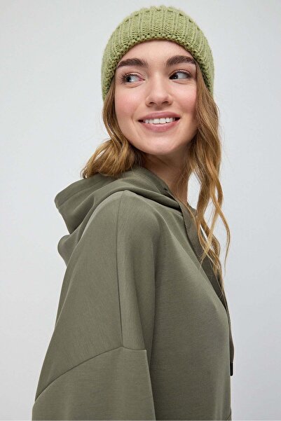 No Matter What Weicher Kapuzenpullover aus Kumaş-Gewebe