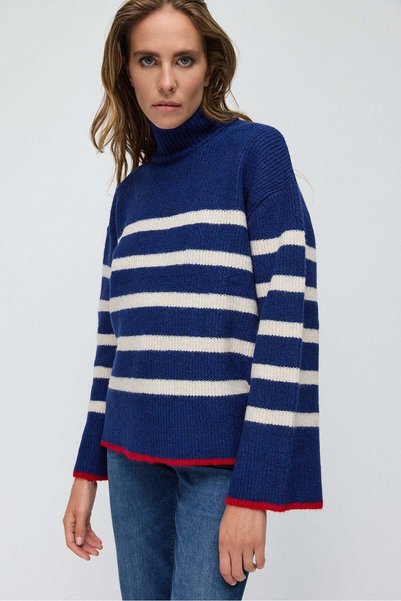 No Matter What Gestreifter Strickpullover